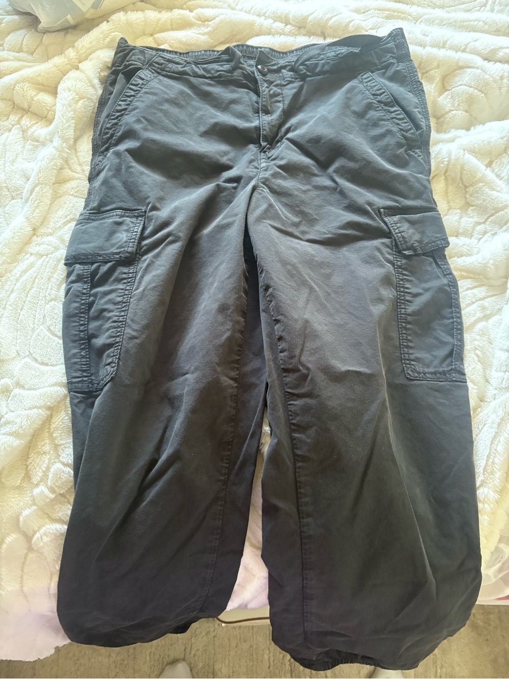 Women’s Cargo Pants in Dark Gray - Classic Utility Style
